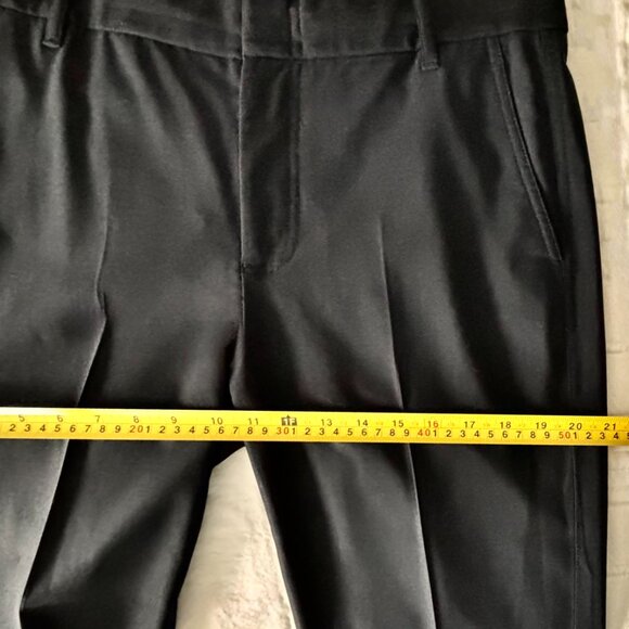 Vince Dress Pants Wms Sz 8 Lightweight Black Flat Front Straight Leg Chino EUC - Picture 11 of 14